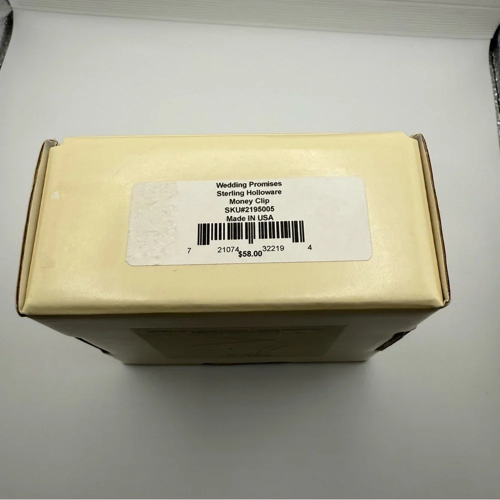 Lennox Sterling Money Clip | Knife & Nail File | Brand New Opened for Photos